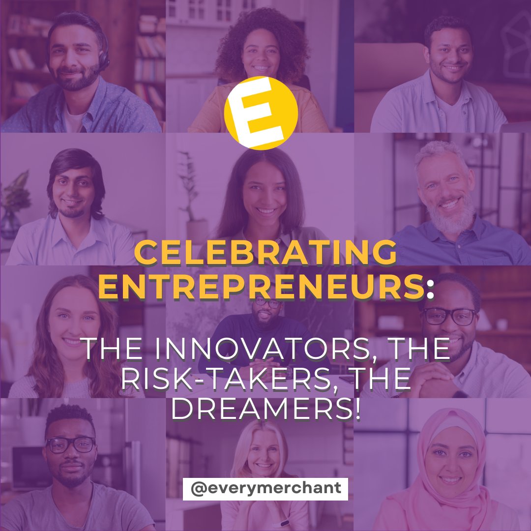 EveryMerchant's tweet image. 🚀 Happy Entrepreneur's Day! 🌟. Keep pushing boundaries, breaking barriers, and creating a brighter future! 💪💼 #EntrepreneursDay #Innovators #Dreamers #entrepreneurs #businessowners #entrepreneurship #smallbusiness #business