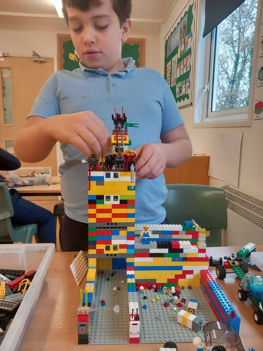 ICPrimarysup's tweet photo. It is important for the children to work independently and creatively during Lego interventions.For the past few weeks, Mickey has worked really hard on a Lego security house and has been able to talk about why its important to have security #Legointervention https://t.co/ucEHSv3wZw