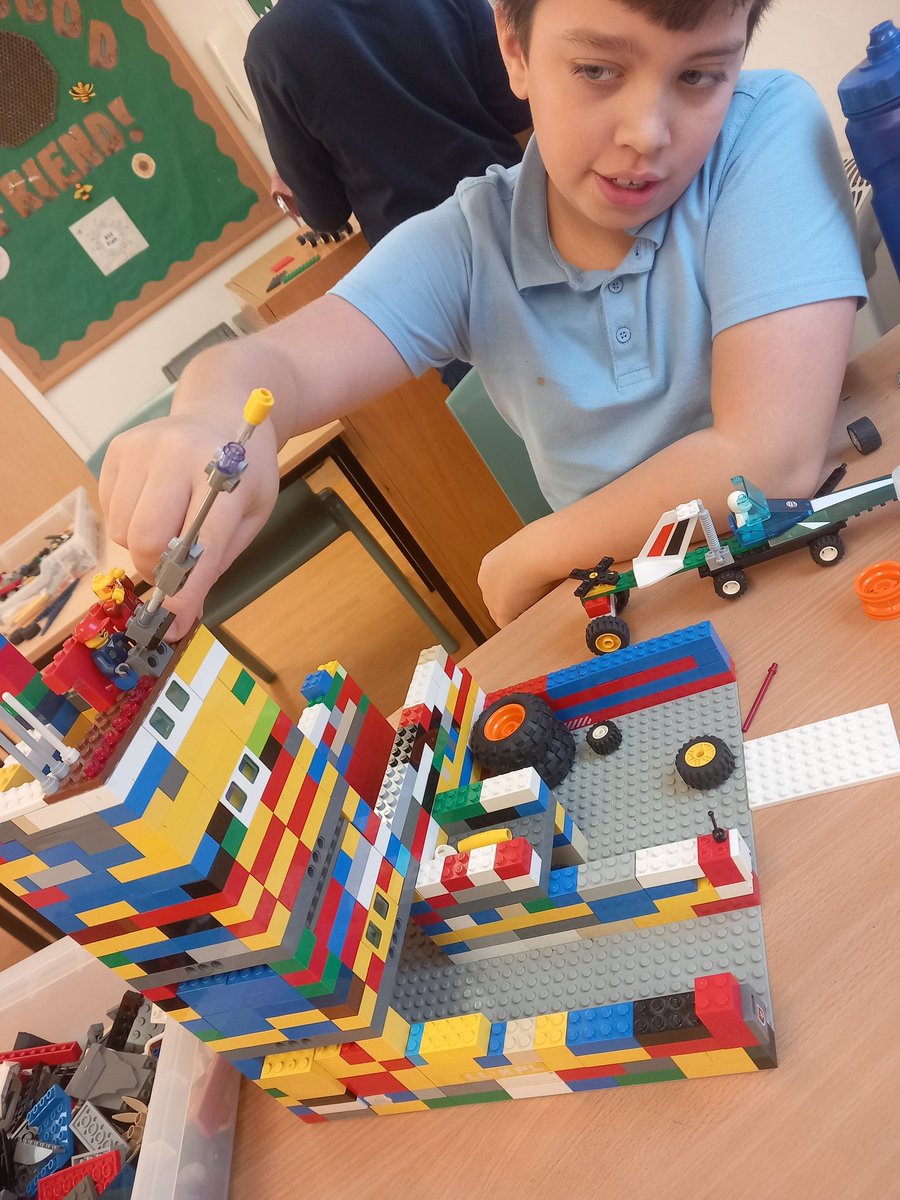 ICPrimarysup's tweet photo. It is important for the children to work independently and creatively during Lego interventions.For the past few weeks, Mickey has worked really hard on a Lego security house and has been able to talk about why its important to have security #Legointervention https://t.co/ucEHSv3wZw