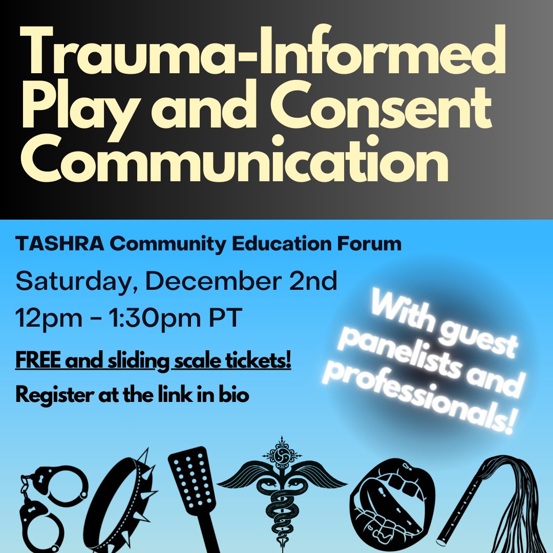 Coming up on December 2nd! Join us for a FREE and sliding scale Community Education event!

Please come hear our panel of community educators and mental health professionals talk about these questions, and respond to your questions about trauma-informed play.

Link in bio