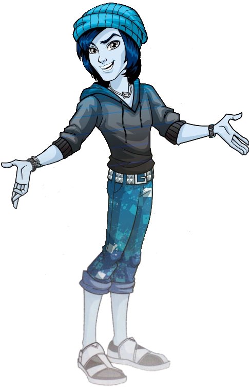 Now that I’m looking at him I realise his is design is so ass, from the weird looking fanny pack and ugly skinny jorts to the random unmatching slipons