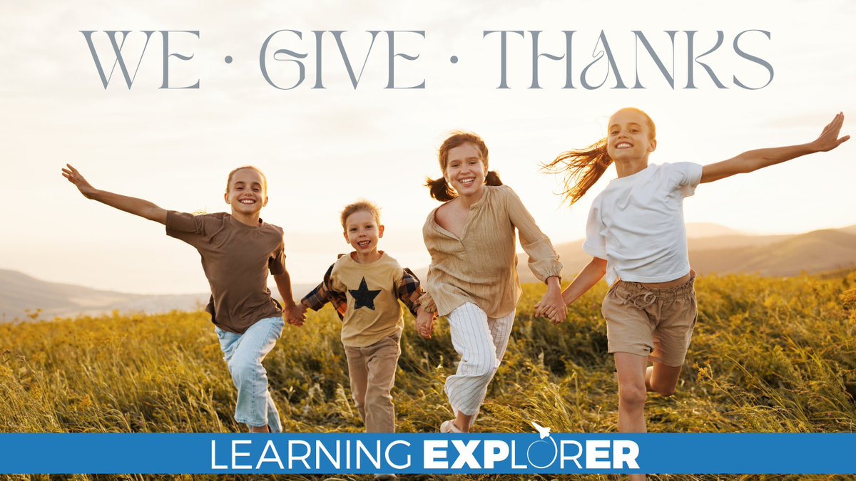 We give thanks to our generous educator partners for their endless dedication to children, families, and their communities. Happy Thanksgiving from all of us at Learning Explorer! #LessonPlanet @ScootPad @LessonPlanet #edtech