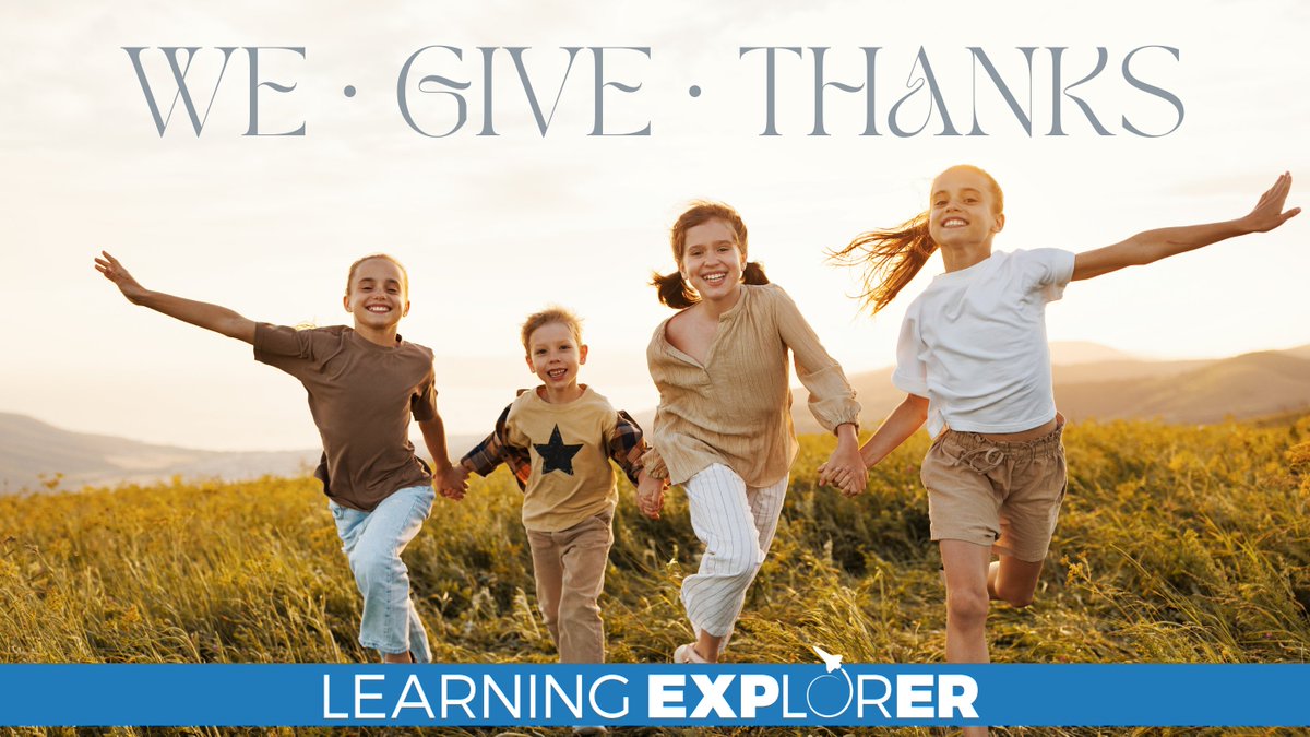 learnXpl's tweet photo. We give thanks to our generous educator partners for their endless dedication to children, families, and their communities. Happy Thanksgiving from all of us at Learning Explorer! #LessonPlanet @ScootPad @LessonPlanet #edtech https://t.co/5ECaaguh0b