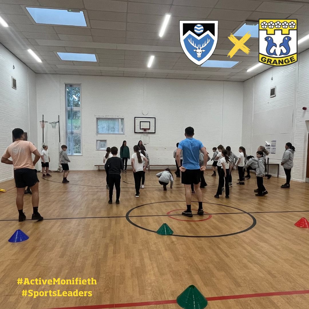 ActiveSchAngus's tweet photo. @monihighpe Sports Leaders doing a great job at Grange Primary today. Great to see the group delivering with confidence just 2 weeks into their delivery. #ActiveMonifieth #MonifiethASN #leadersofthefuture https://t.co/fOiChMcjoY
