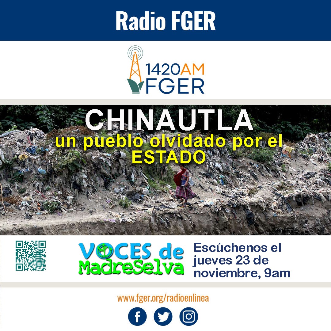 FgerRadio's tweet photo. En el programa #VocesDeMadreSelva conversarán de #chinautla un pueblo olvidado por el #Estado 

Escúchalo por: 📻 Radio FGER 1420 AM 📆#Jueves 23 de #noviembre  2023 ⏰ 09:00 AM
FacebookLive https://t.co/dYhL5rPVZI https://t.co/Gv9LWYfWyg