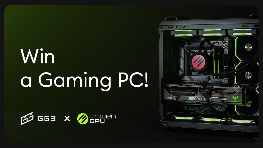 GG3_xyz's tweet photo. A beast of a PC worth 4k USD, crafted by the amazing @PowerGPU!

This reward is for the ultimate winner of our Pre-registration.

#GG3 will revolutionize gaming with #Web3🚀

🖥️Behold the #PowerGPU Masterpiece!
• Case: @ASUS Tuf GT502 - A sleek black design that screams 'gaming connoisseur'
• CPU: @intel i9-14900K - Unleashing the power of top-tier gaming performance
• GPU: ASUS Tuf Gaming @NVIDIAGeForce RTX 4080 OC 16GB - Speaks for itself
• Kraken Elite 360 cooler and 9x LIAN LI SL120 V2 RGB fans are going to keep the rig cool and stylish with 💧

🔥Your Quest Starts Here:
• Over $15,000 in the treasure pool, including this $4,000 high-end PC, awaits the bold and the lucky.
• In the world of GG3, every chest is a gateway to wonder.

By pre-registering and participating in our quests, you'll unlock chests full of surprises!

👉Ready to game like never before?
Pre-register now: https://t.co/PA3O3MRpyI

#GamingPC #Web3Gaming