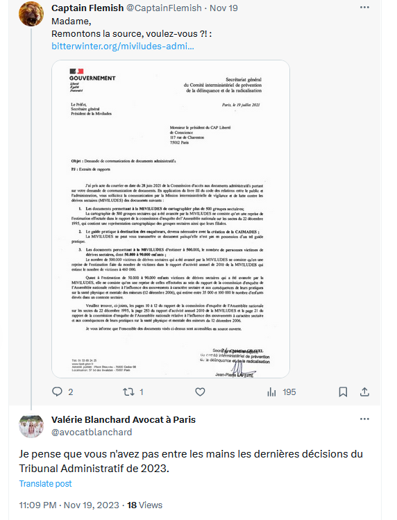 CaptainFlemish's tweet photo. @avocatblanchard @strategiks @D_Le_Vaillant @Miviludes_Gouv Faut le dire à @BitterWinterMag @Introvigne @rebelmag @Rebelles_mag https://t.co/qQEbP2yHZp