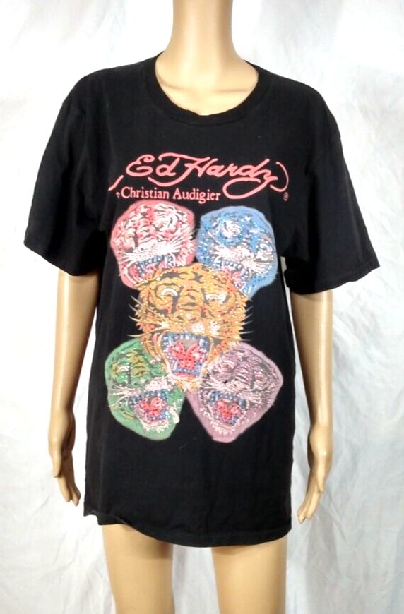 ADMandELLC's tweet photo. Check out Don Ed Hardy Design Top T-Shirt Women's 2X Tigers Black https://t.co/Xw9TB8CV7c #eBay via @eBay https://t.co/CjGtBriYD2