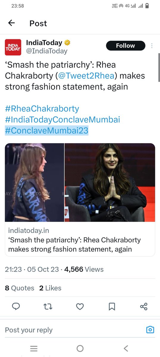 RIDDHI56987171's tweet image. #21November2023
TL Of the day

#SSRCulpritsRoamingFree

SSR Culprits Roaming Free Along with agencies &amp;amp; Judiciary of #SSRCase 🤦🏻‍♀️😡Culprits roaming &amp;amp; judiciary is Caged by cabal &amp;amp; corruption??Is dis what Govt Will comeup with 4 #2024Elections ?@PMOIndia_RC @narendramodi @AmitShah