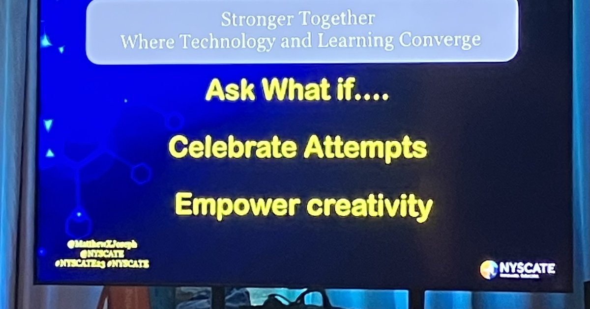 Yes!!! 🎉 <a href="/MatthewXJoseph/">Dr. Matthew X. Joseph</a> #NYSCATE23 Keynote