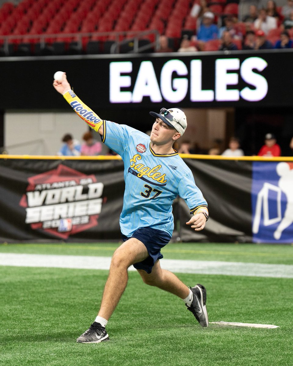 MLWWiffleBall's tweet photo. Game 4 starting pitching matchup:
Blade Walker (1-1) vs. RJ Walgate (2-1)
#RoadToATL | #MLWWorldSeries https://t.co/IZT6eew0jV