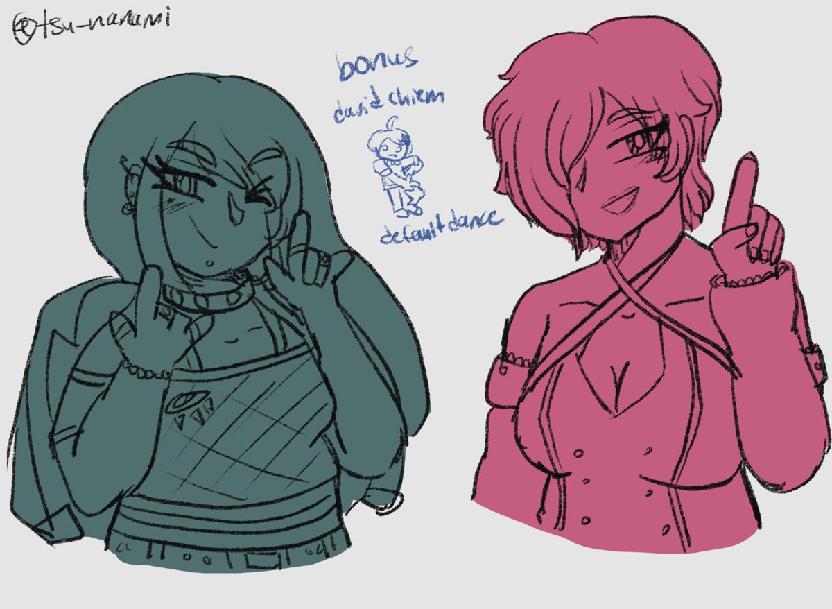 tsu_nanami's tweet image. fangan doodles part 2!

Characters belong to @TwistedTruthDR and @driven_dr (feat David Chiem despair time default dance??)

#fanganronpa #創作論破