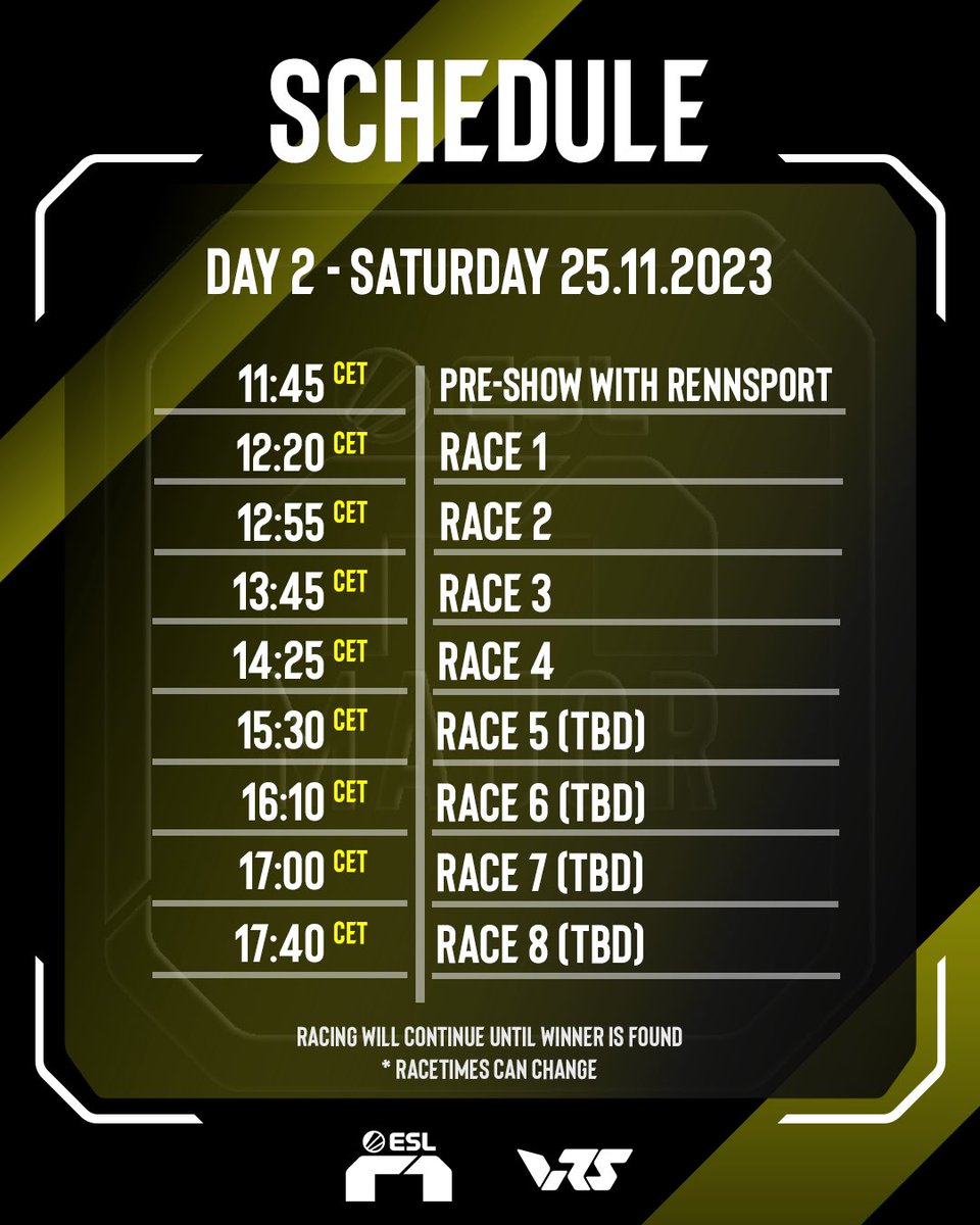 This is your Major breakdown 😤 As a special treat - we will now have a very special pre-show joined by @RENNSPORT_gg 👀 So set your alarms, write it in your calendar and stick a note on the fridge. This one will be one to remember 🤩