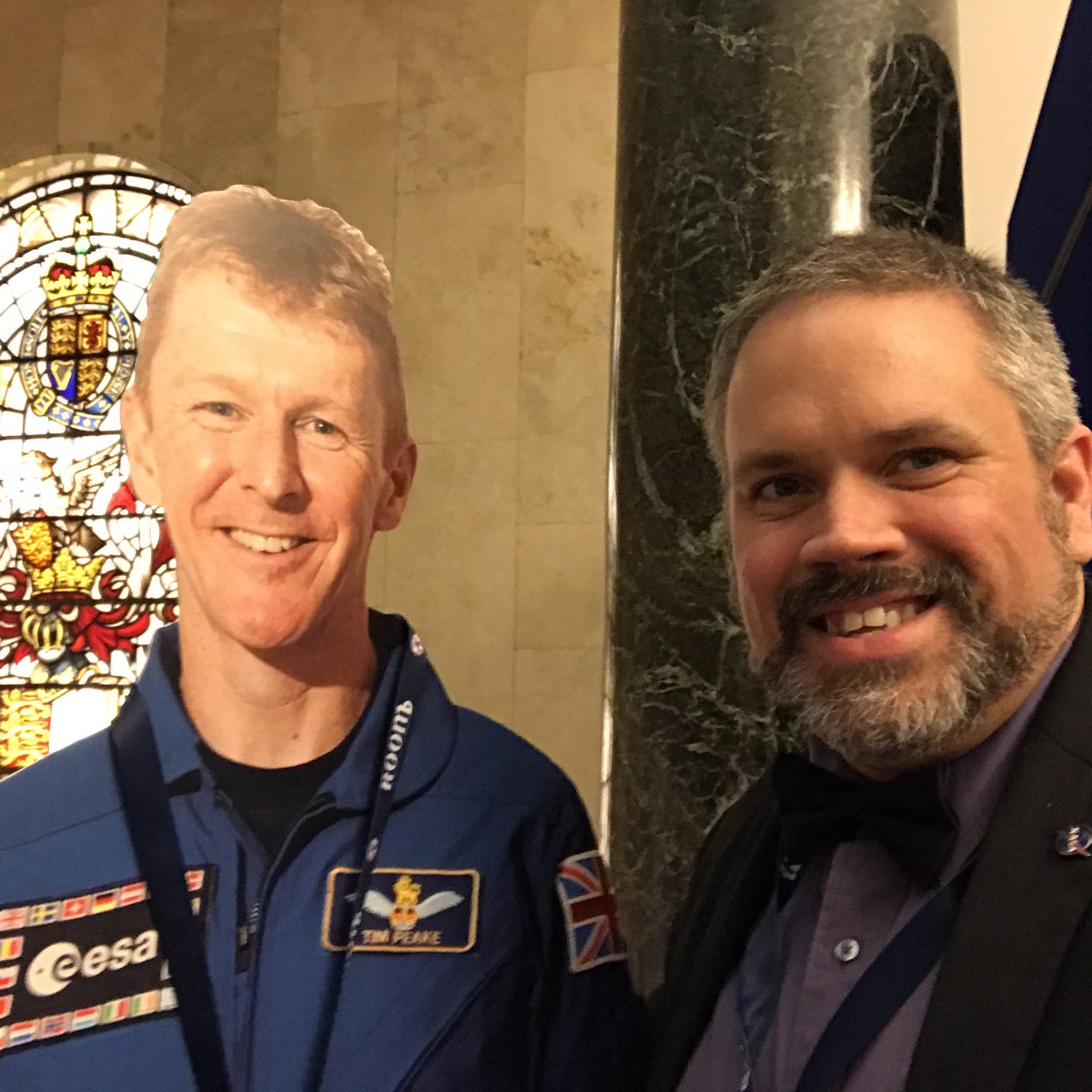 davidhitt's tweet photo. I'm honored that Tim Peake "strongly recommends" "Homesteading Space" in his new book "Space: The Human Story." I can only assume it's from that time he and I hung out at the @rispace2023 conference in London. https://t.co/HTXFmzJfc2