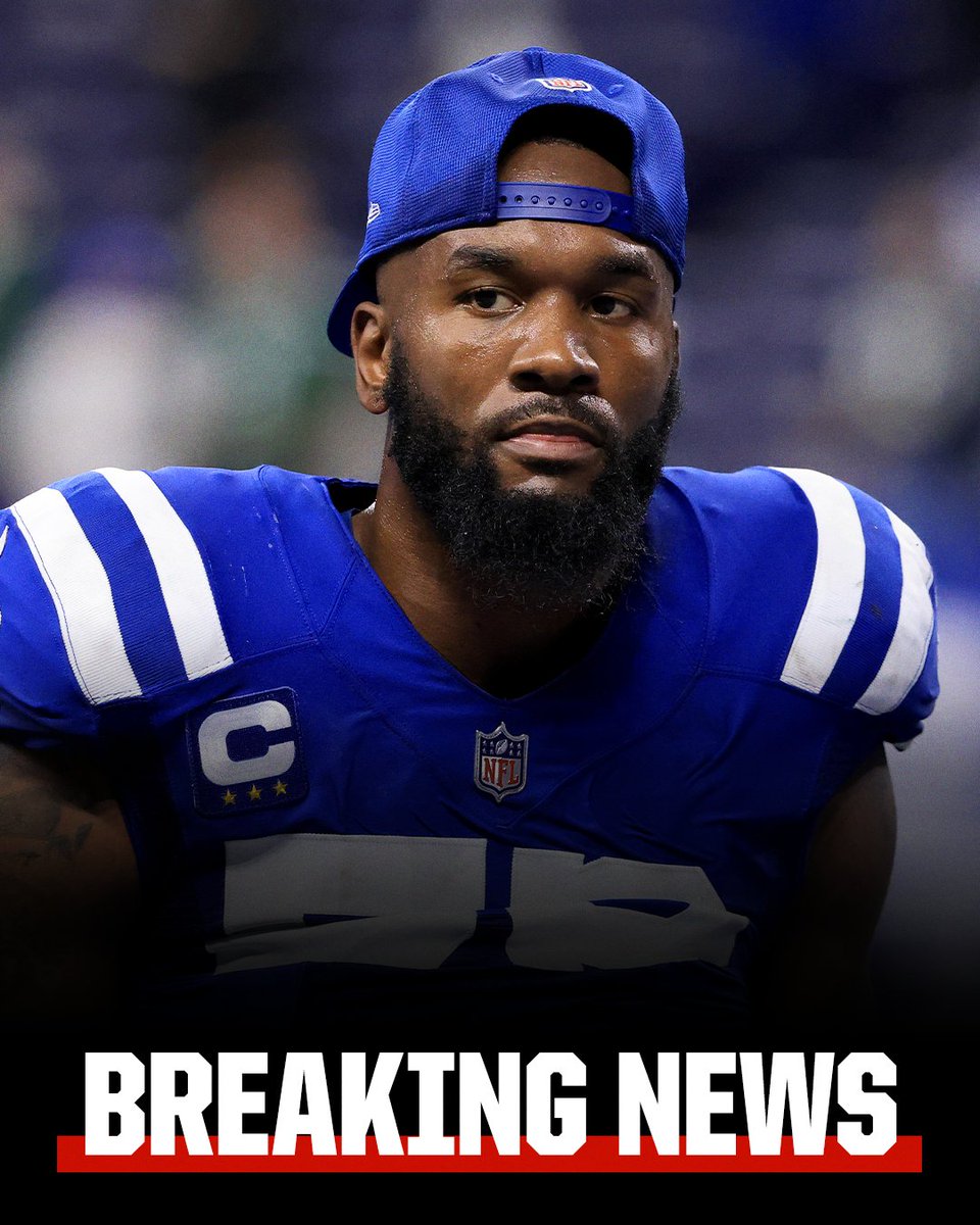 espn's tweet photo. Breaking: Colts’ LB Darius Shaquille Leonard announced he is being released. https://t.co/6zIAO2H3iR