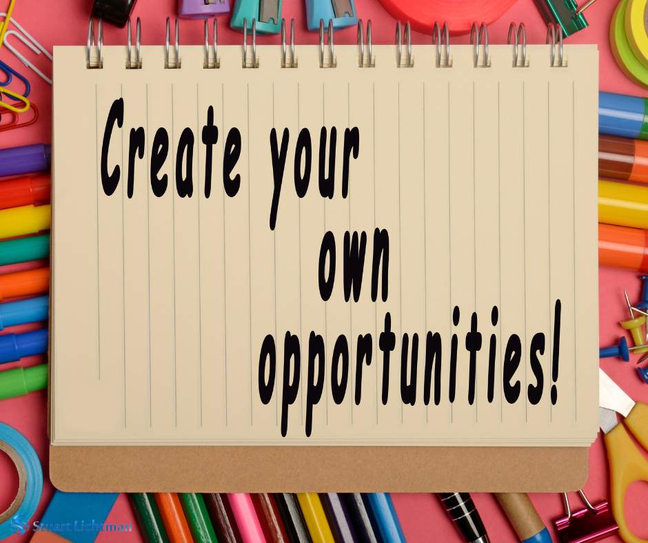 salichtman's tweet photo. “Opportunities don’t happen, you create them.” – Chris Grosser #life #opportunity #makeithappen #qotd https://t.co/55U44ZrEHo
