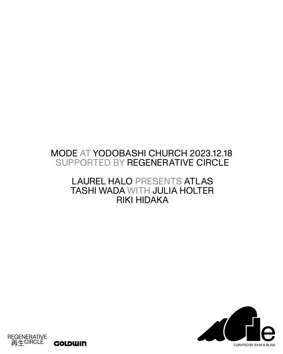 Really thrilled to be returning to Japan next month. I was a kid the last time I visited, and this will be my first time performing in Japan. I’ll be joined by Julia Holter for a dream show with Laurel Halo and Riki Hidaka
mode.zaiko.io/item/360836