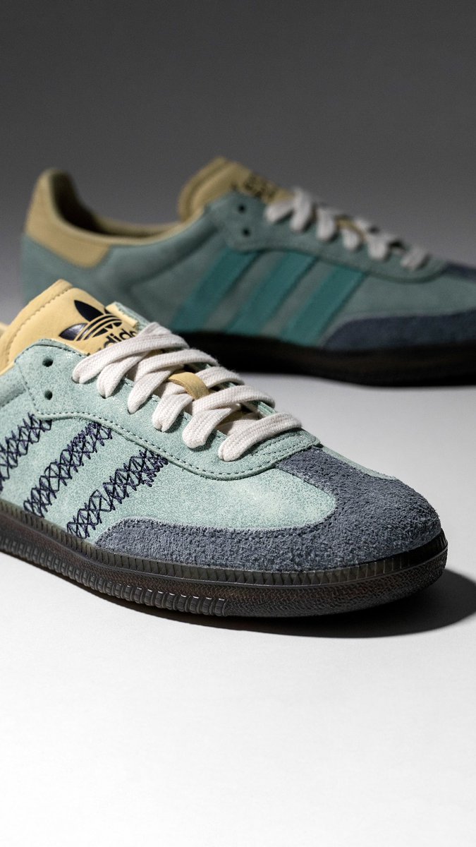 adidas gazelle silver green womens Adidas x Extra Butter Samba Shoes main image 0