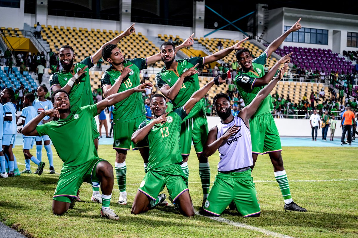 fedcomfootball's tweet photo. Victoire des Coelacanthes face aux Black Stars du Ghana ! 

🇰🇲 1-0 🇬🇭

#CDM2026
#Veripiya 
#COELACANTHES https://t.co/UJ1HhNbr6T