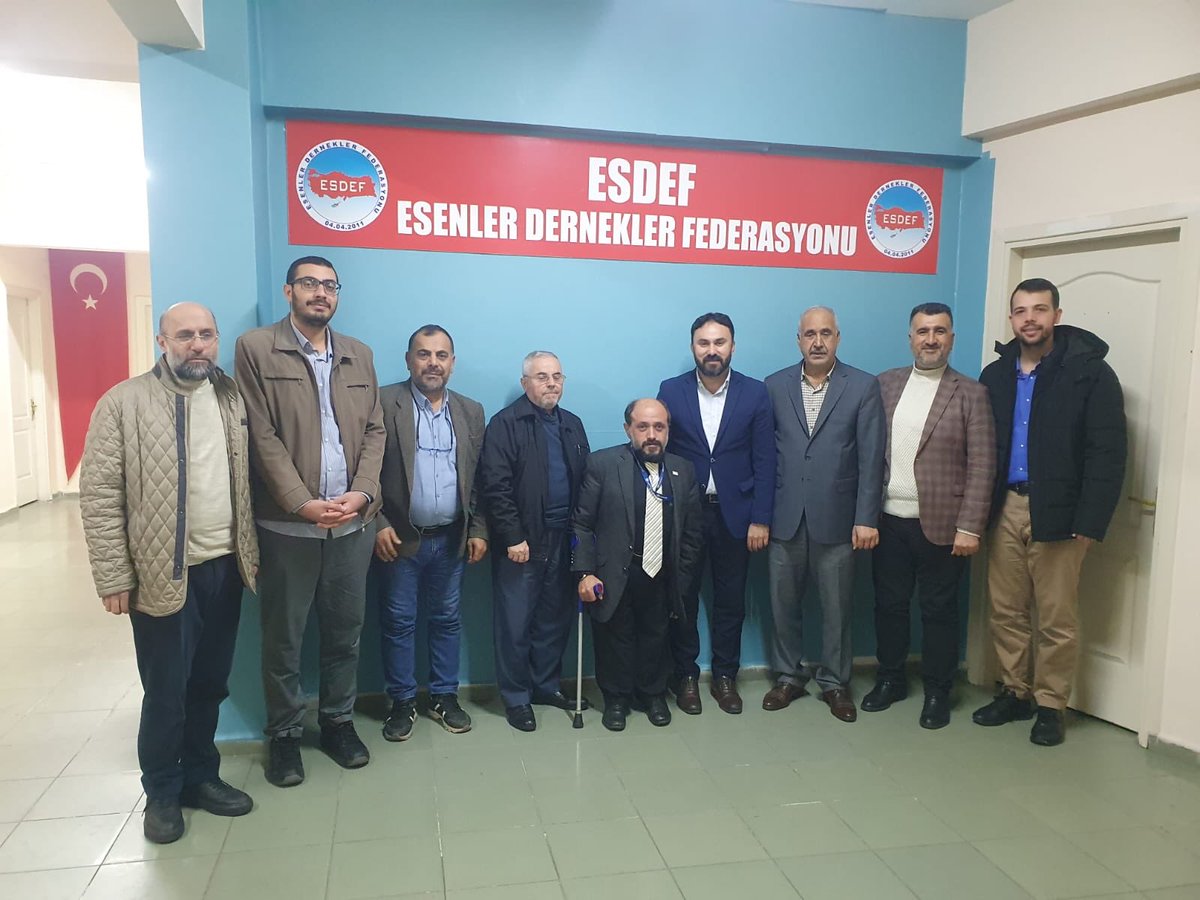 mehmetgomec57's tweet photo. Esenler Dernekler Federasyonu’nu Filistin yürüyüşümüze destek için ziyaret ettik.Kıymetli başkanımıza ve ekibine ilgi ve alakasından dolayı teşekkür ederim.
#EsenlerDernekleriOlarakFilistininYanındayız
#BizBirlikteGüçlüyüz.
#ESDEF https://t.co/R3MfPEkr8z
