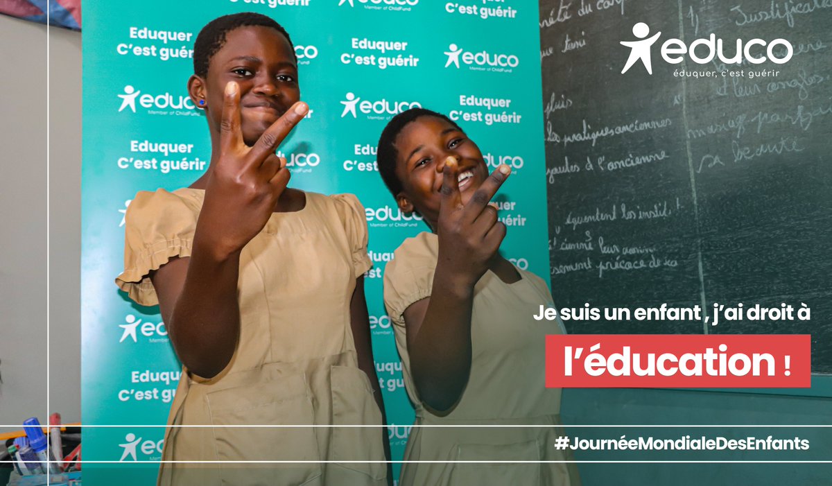 📷 Chaque enfant a le droit à l'éducation, un trésor qui illumine l'avenir. Pour célébrer les enfants, engageons-nous à soutenir et à défendre ce droit fondamental pour chaque petit citoyen du monde. 📷📷 #éduquercestguerir #ÉducationPourTous #JournéeDeLenfant #droitsdesenfants