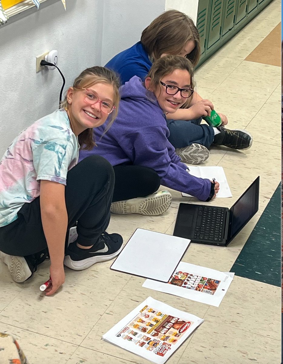 Planning a Thanksgiving Menu Math Activity in Ms. Lee's math class today.
#differencemakers