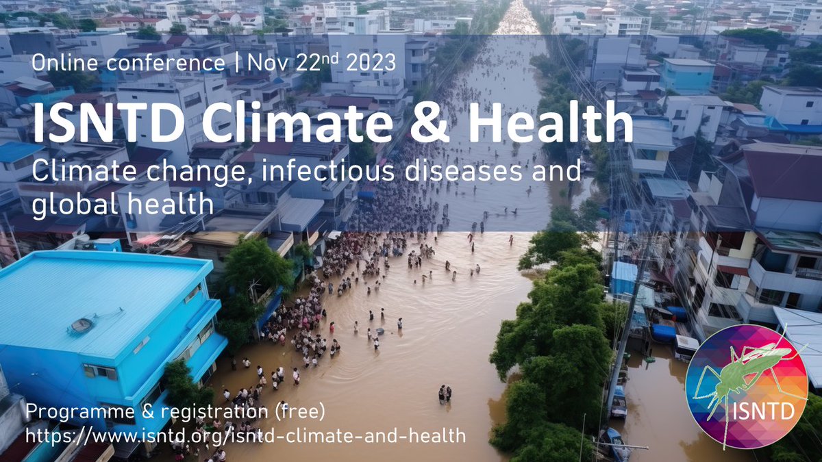 ISNTD_Press's tweet photo. 📢Don't miss #ISNTDClimate Session 4 broadening the lens on #climate and #health linkages to #soil health, #mosquito #repellents, #mentalhealth and #floods, with @NGDIUBC1 @UBC, @usask, @merckgroup, @erasmusmcintl and @mohbayelsa
👉Nov 22, 15.00 UTC
👉https://t.co/juaUlyu4uP https://t.co/JLCf3vumKi