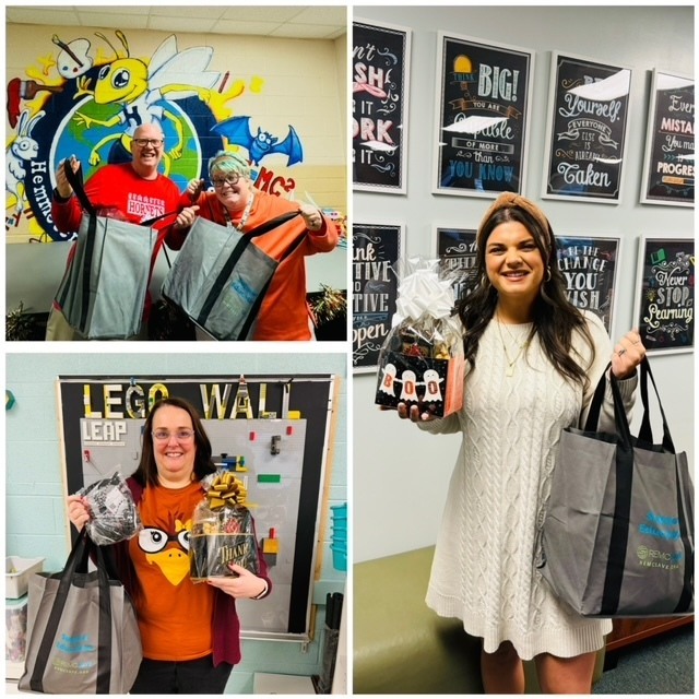 SaginawISD's tweet photo. We are thrilled to announce the winners of last month's REMC Tech or Treat contest! Congratulations to Jim Bailey, Rachel Klass, Christine Graham, and Shari Freosrger! Be on the lookout for the next contest, FrostByte: The Winter EduTech Challenge. #REMC https://t.co/ai186dli7t