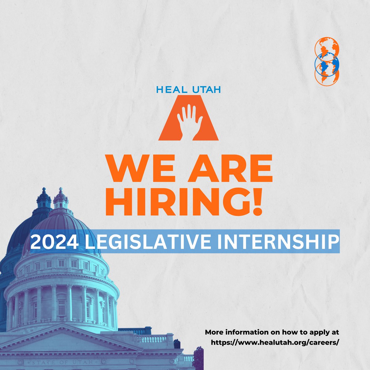 healutah's tweet photo. 🌿 Passionate about Utah's environment? Apply for our 2024 Legislative Internship at HEAL Utah! Advocate for clean air, renewable energy, and environmental health. Deadline: Dec 10. Details 👉 https://t.co/ZJq5TL7U6f #HEALUtah #LegislativeInternship #CleanEnergy https://t.co/bySJMyZ7q3