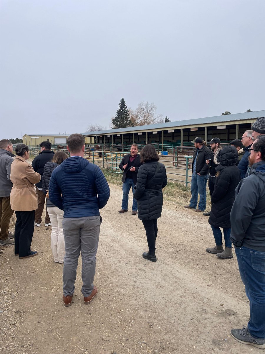 OldsCollege's tweet photo. We hosted the @THRIVEAgriFood Academy cohort so members could practice pitching their company and value proposition for accessing applied research and validation services in the future, and toured the #OCSmartFarm to hear more about research integrated into farming operations. https://t.co/zP3ACLRxpm