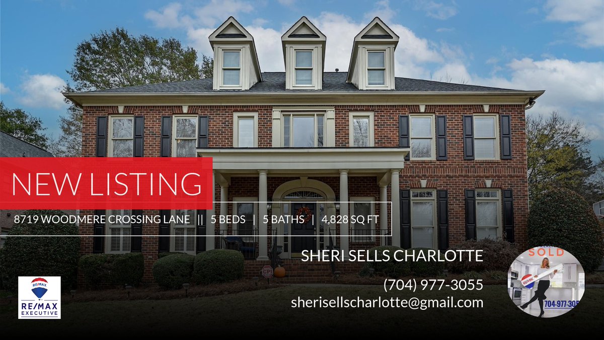 SheriRemax's tweet photo. 📍 New Listing 📍 Take a look at this fantastic new property that just hit the market located at 8719 Woodmere Crossing Lane in Charlotte. Reach out here or at (704) 977-3055 for more information!

Listed by Steve Lepow

Sheri Sell... https://t.co/O6SkgVu8rM https://t.co/kXRT3BEycm