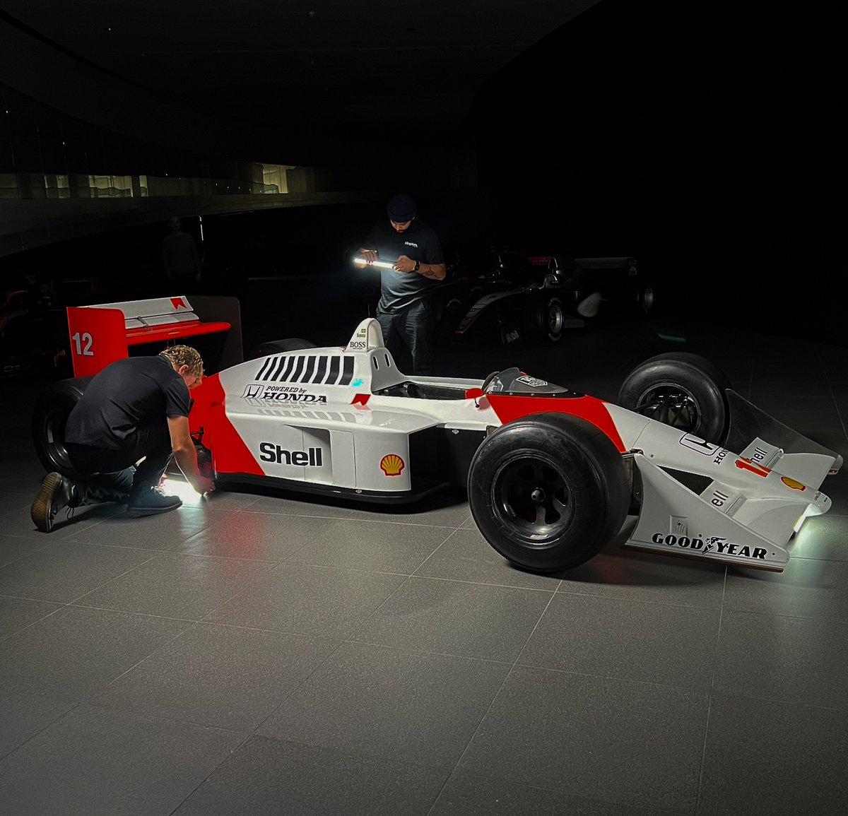 A dream selection of iconic F1 cars for a top-secret project in the works 🚗✨ 

Shh... buckle up for the excitement ahead! 🤫

 #wearekingdom #kingdomcreative #videoproduction #F1