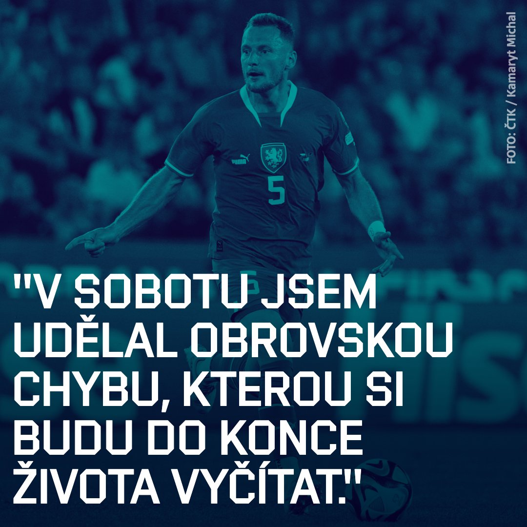 Za sobotní exces se omluvil i Vladimír Coufal. Obránce West Hamu vydal omluvný text na svém Instagramu. 💬 'Touhle hloupou chybou jsem se připravil o krásný zážitek s týmem, což postup na Euro bezesporu je. Všichni, kteří mě znají, tak ví, že tohle je pro mě trest nejvyšší.'…