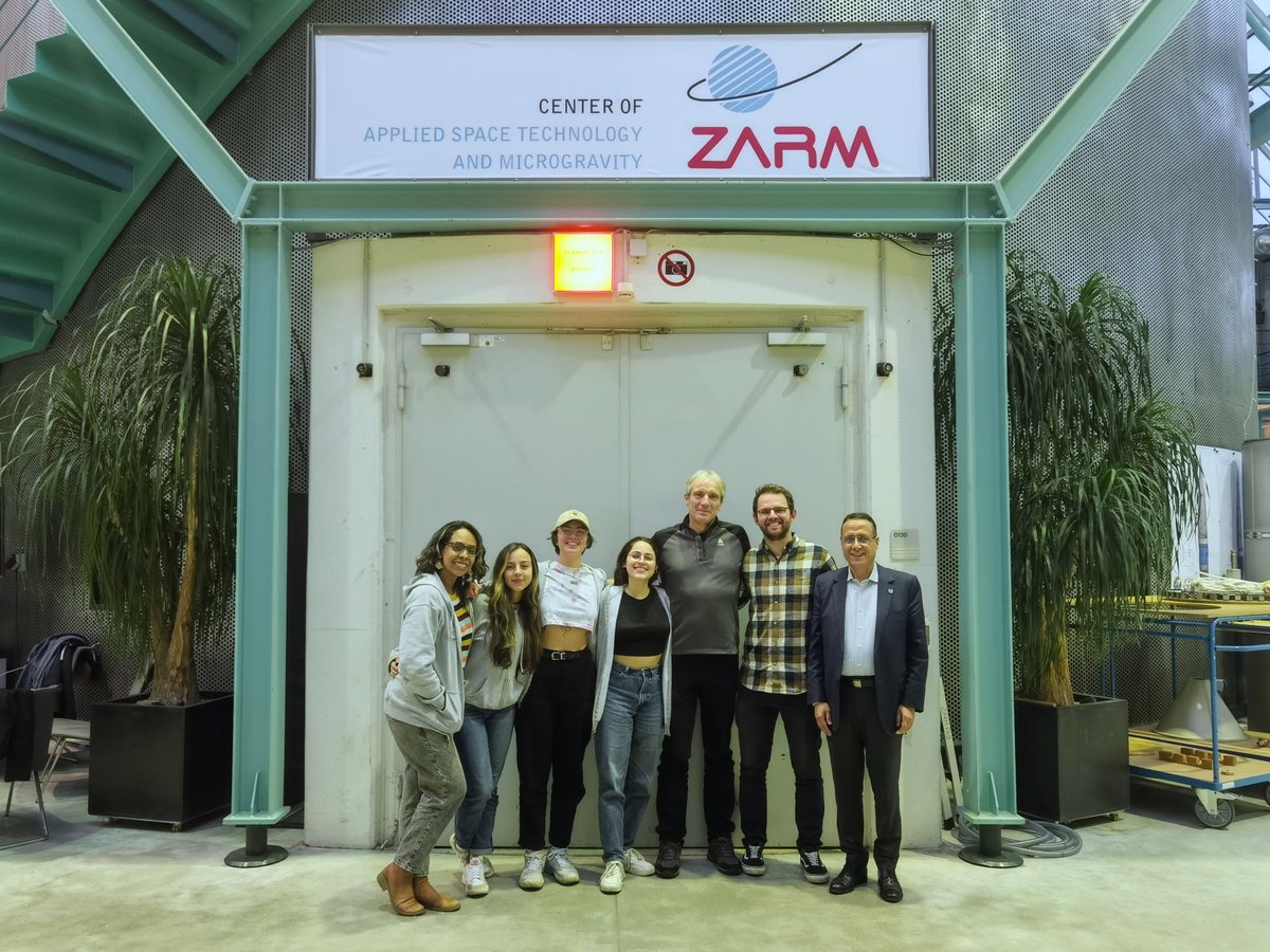 Team #Veragravitas, an all-female team from @UdeA 🇨🇴 conducted 1st and 2nd catapult launches at @ZARM_de! They are analysing the performance of the equipment under 9️⃣.3️⃣-sec #microgravity and preparing for the next one. 

Stay tuned! 

#DropTES #AccSpace4All #Space4SDGs