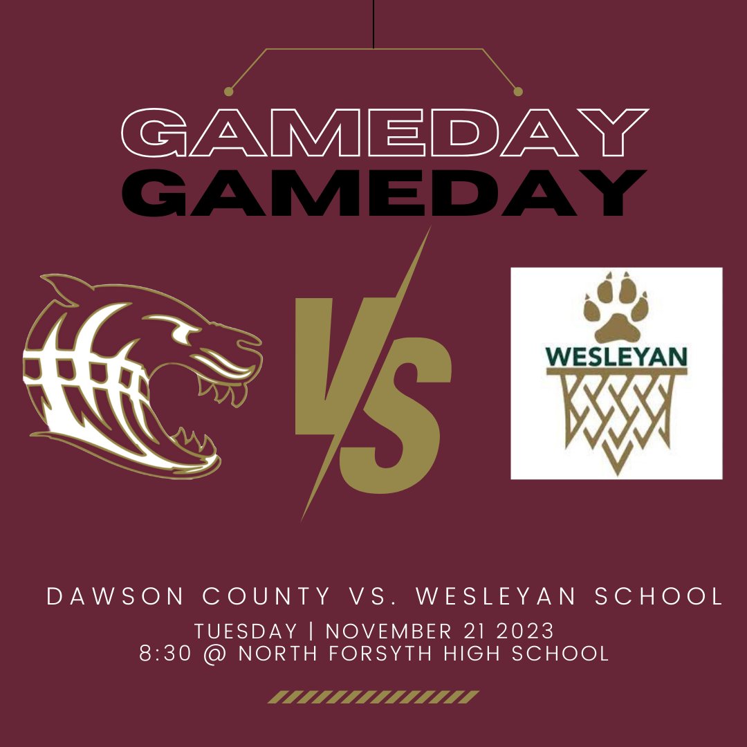 Tonight's game will be against a region opponent in the final round of the North Forsyth Raider Classic. Your Dawson County Tigers will take on the Wesleyan Wolves. 

We need our #OneDawson community to come out and support tonight @ 8:30pm.