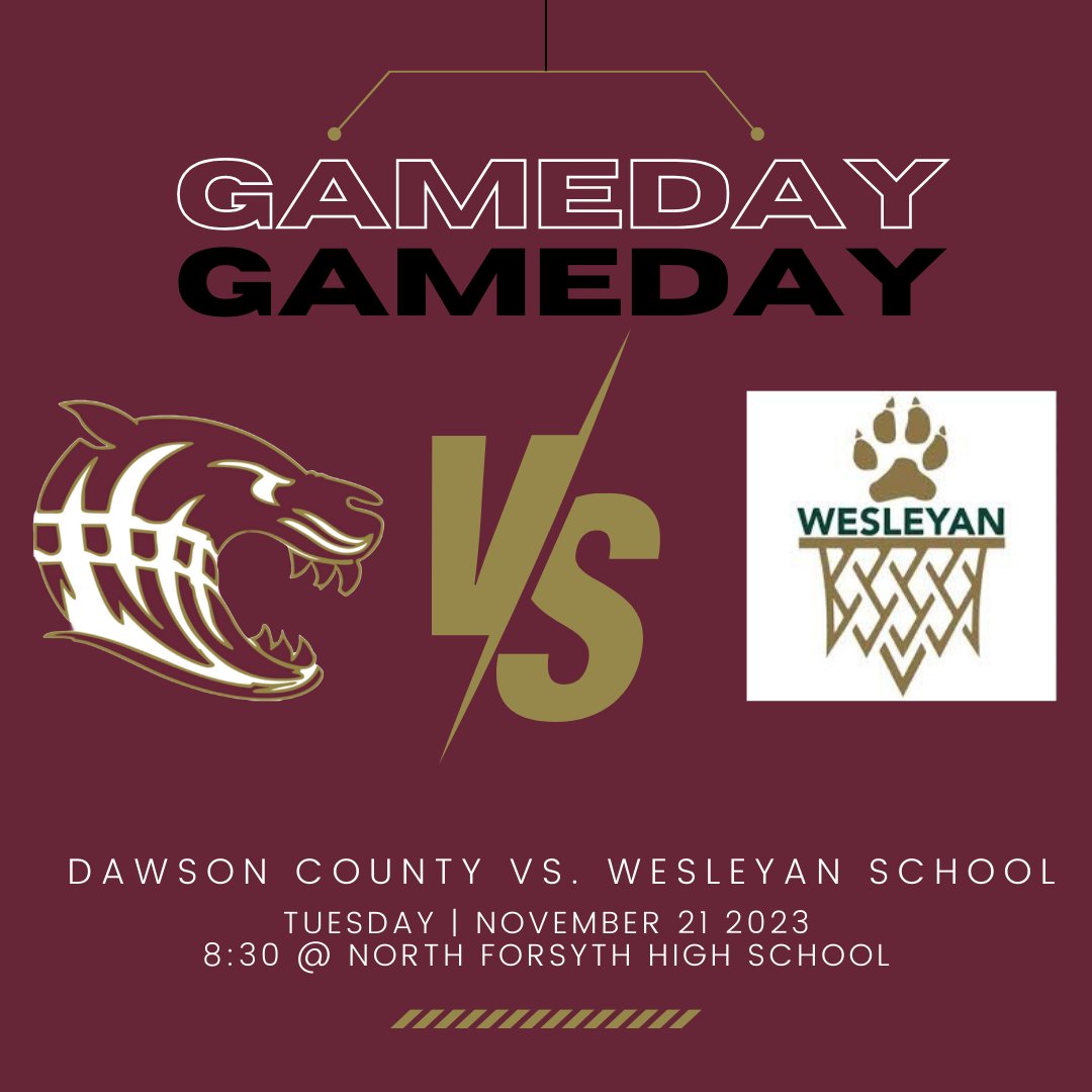 Tonight's game will be against a region opponent in the final round of the North Forsyth Raider Classic. Your Dawson County Tigers will take on the Wesleyan Wolves. We need our #OneDawson community to come out and support tonight @ 8:30pm.