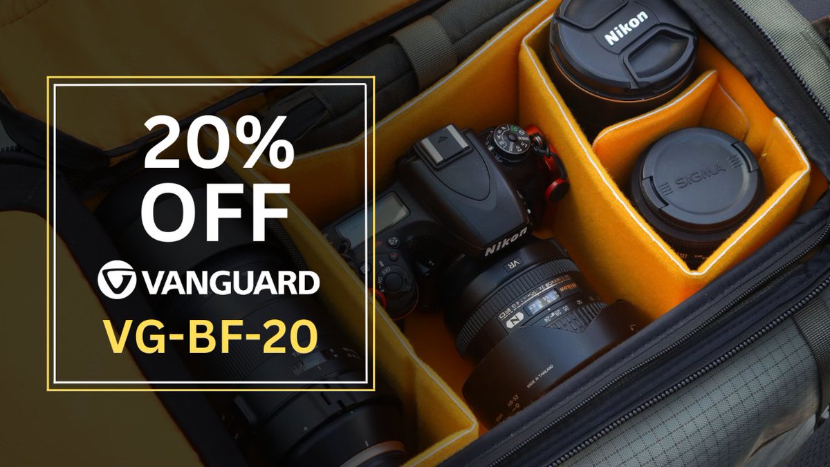 Enjoy 20% Off on EVERYTHING across the Vanguard website 🎉

Ready, set, SHOP! 🛍️ Until 7 January, we're spreading the love with a 20% OFF discount code just for YOU! Simply enter code: VG-BF-20 at the checkout for your discount and #makeupyourownmind 

#vanguardphotouk #sale