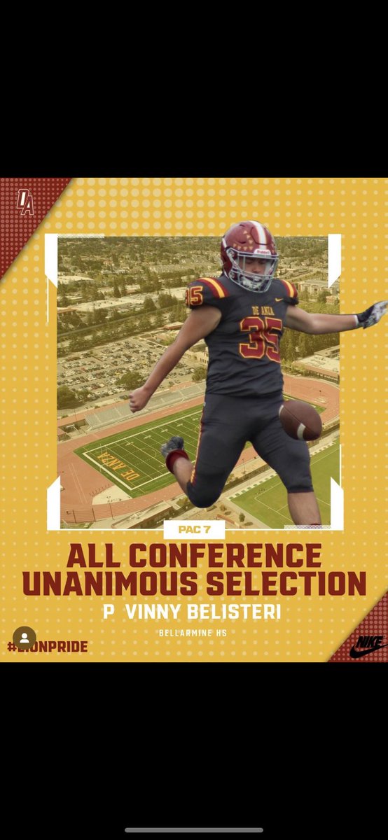 Honored to unanimously be named first team all conference ! Regional voting to come! <a href="/ThePuntFactory/">Aaron Perez</a> <a href="/Br0ckMiller/">Brock Miller</a> <a href="/trlong02/">Ty Long</a>