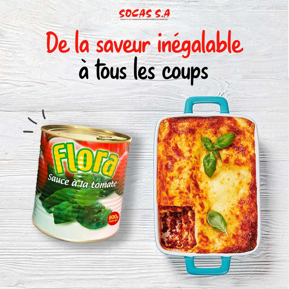 SocasSa's tweet photo. Savourez l’incomparable avec Flora : une explosion de saveurs à chaque dégustation, pour des moments gourmands inoubliables. 

#socas #Flora #consommezlocal #lasagne https://t.co/OKeR4en8ma