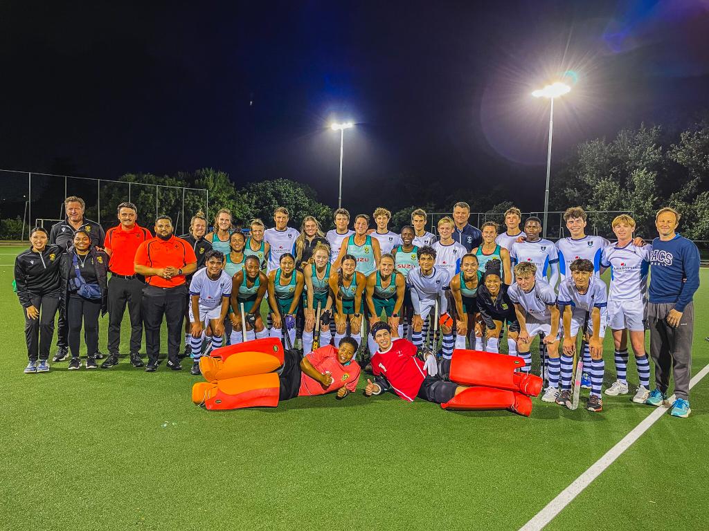 SA Women Hockey Team vs SACS 1stXI Squad ahead of their Test against Germany on Sunday at SACS at 11am. Tickets availableat the gate. Card purchases only.