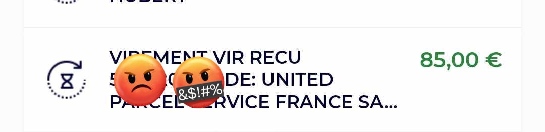 a_c_512's tweet image. À tous ceux qui pensent que @UPS_FR se soucie de ses clients, détrompez-vous. 85€ pour un colis de 1200€ perdu, c'est tout ce qu'ils offrent. 😠 #UPSFail @UPS
#colisvolé