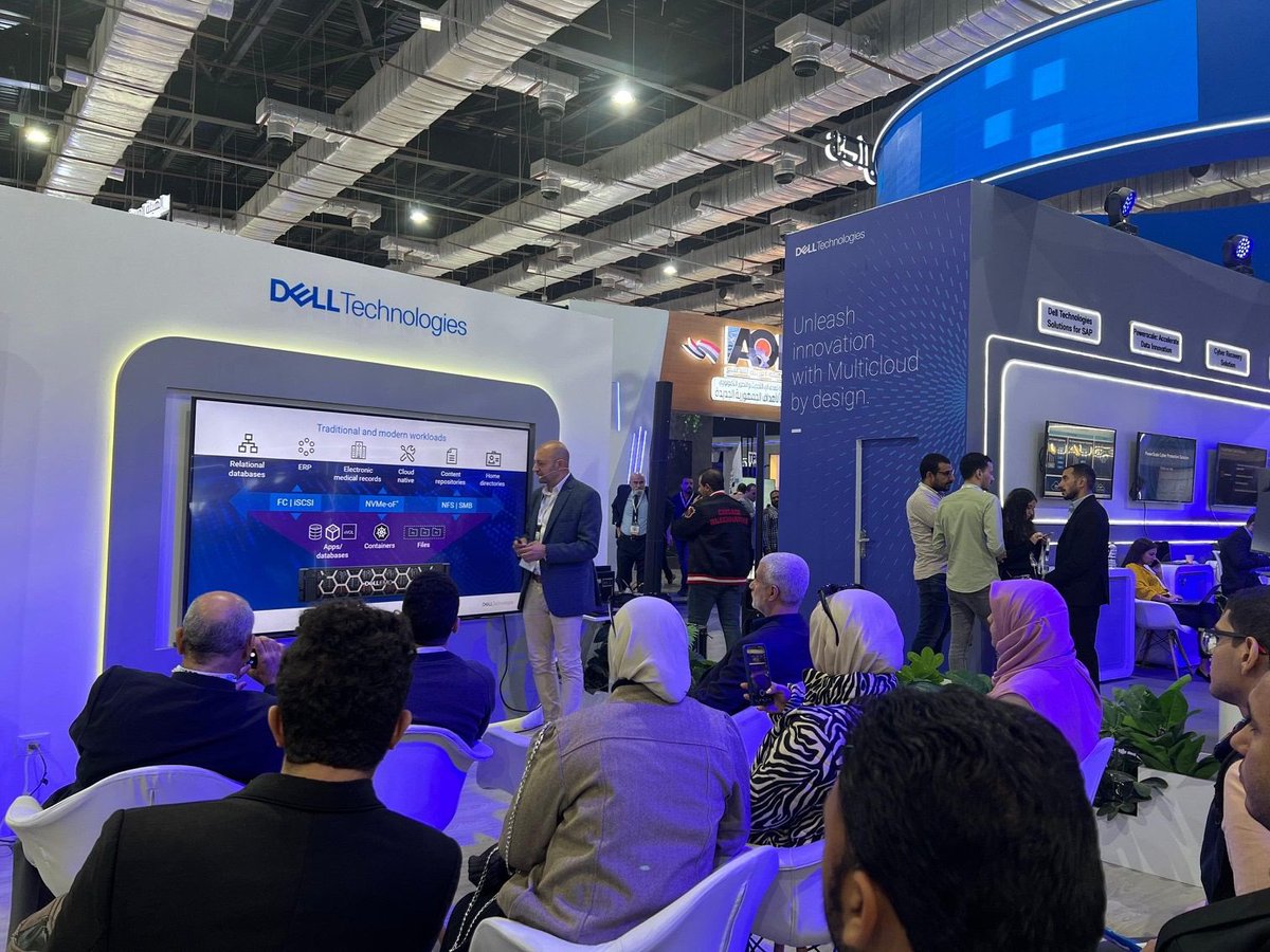 O_ElDib's tweet photo. Get to know more about #digitalcities and experience first-hand the power of #innovation with #DellTech at #CairoICT2023! 

Join us to get the most out of #AI from machine learning, deep learning to #GenAI, #5G, #IoT, #multicloud, #cybersecurity and much more! https://t.co/EToyPAFFe8