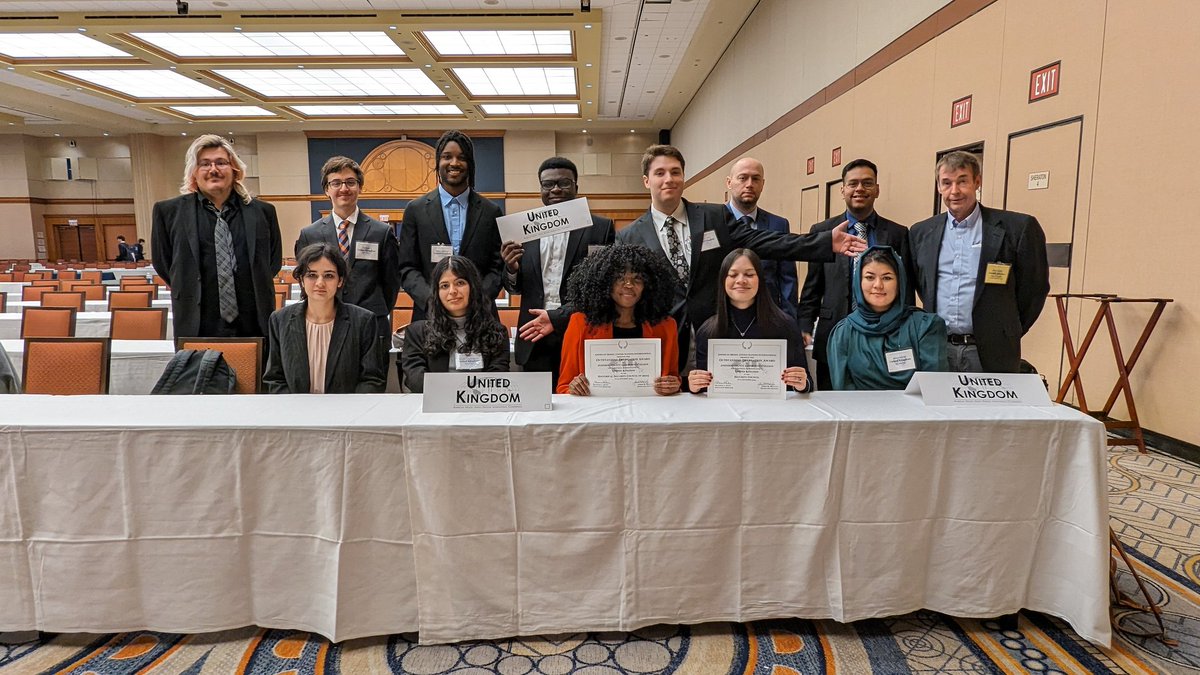 JCCCModelUN's tweet image. JCCC ModelUN team received two outstanding awards for representing the United Kingdom at the 2023 American Model United Nations conference Chicago IL. @Cross4JCCC @JCCCtweet @JCCCStudentLife @CoLabJCCC