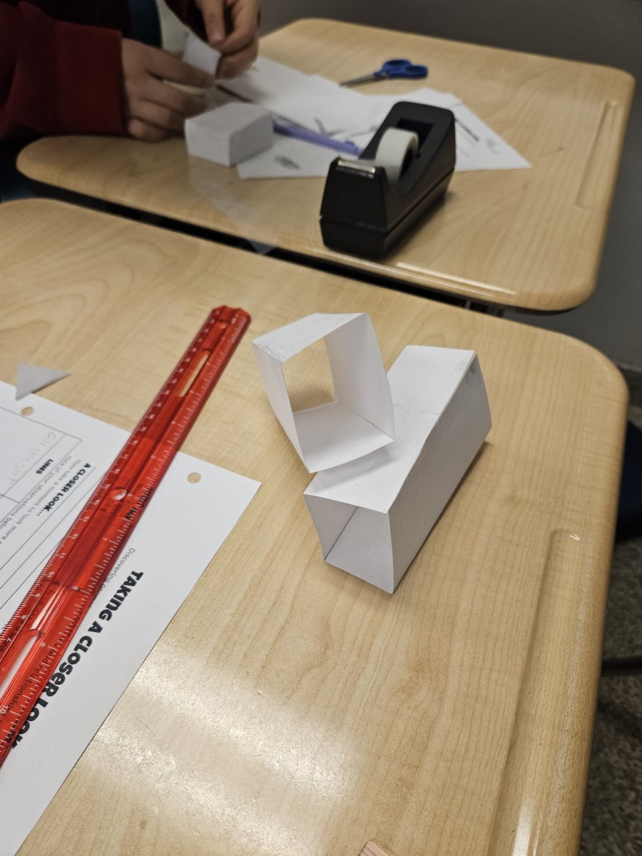 GilmoreGifted's tweet photo. My math heart is beaming today after working with geometry students to analyze art through a geometric lens. We discovered angles, lines, and polygons &amp; challenged our brains to recreate a masterpiece in 2 and 3 dimensions. Who knew 8th graders still loved playdoh so much? 🖋️✂️🎨 https://t.co/tftdWeyG5h