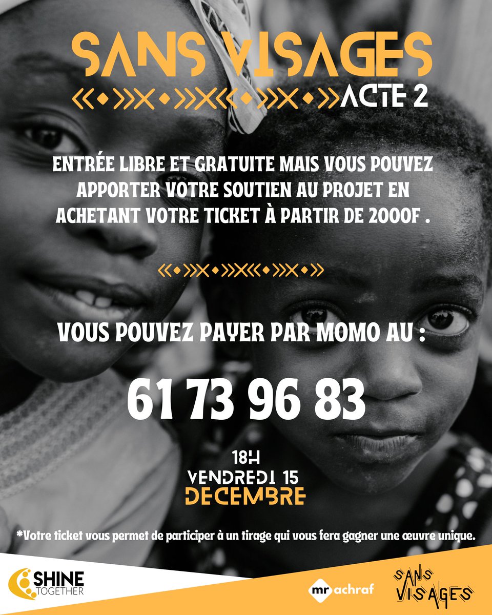 Mr__Achraf's tweet photo. En attendant les paiements en ligne. Vous pouvez déjà prendre vos tickets directement avec moi, en payant par Momo et vous serez livré. 👌🏾
#SANSVISAGESII https://t.co/8MOf0vmLE5