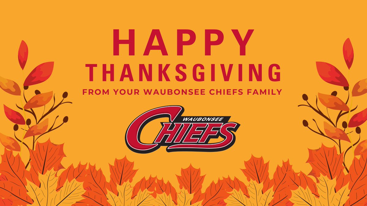 WaubonseeChiefs's tweet photo. 🍁🍂 Happy Thanksgiving from all of us in the @WaubonseeChiefs Athletics department! 🦃 https://t.co/GAcsv2ieA9