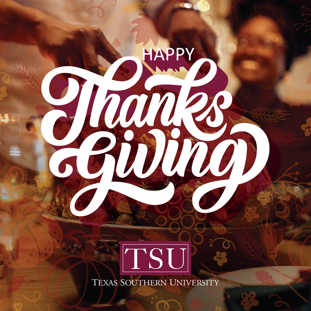 Happy Thanksgiving to Tigers around the world! We have so much to be thankful for. May this day be filled with reflection, gratitude, and making memories with the people you love and who love you. #TSUProud #TexasSouthern #TSU