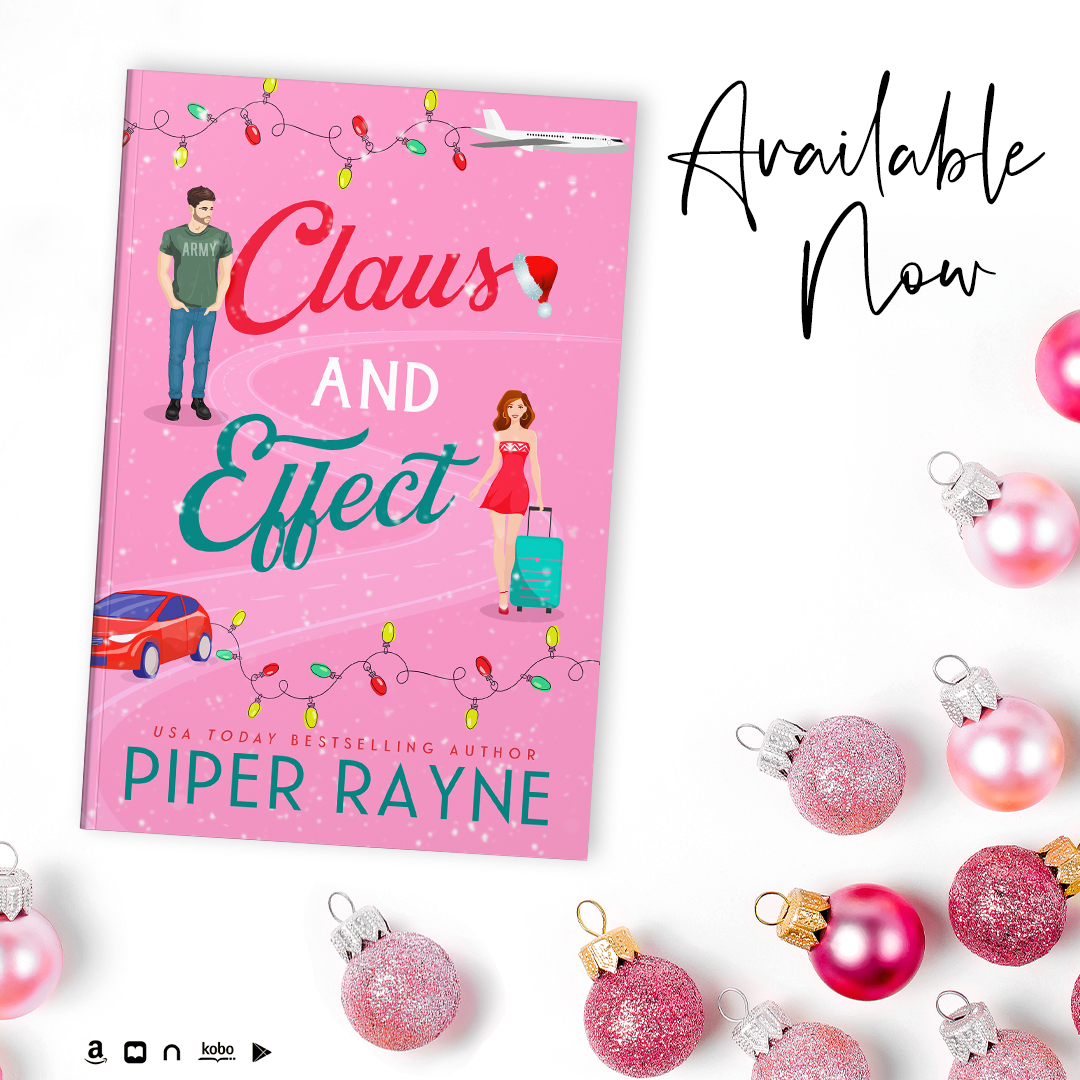 Claus and Effect by @PiperRayneRocks is now LIVE!

Download today on Amazon, 🍎, Audible, B&N, GP & Kobo!
books2read.com/cae/

#clausandeffect #roadtripromance #piperrayne #christmasromance #RomanticComedy #AdultRomance #ForcedProximity #valentineprlm @valentine_pr_