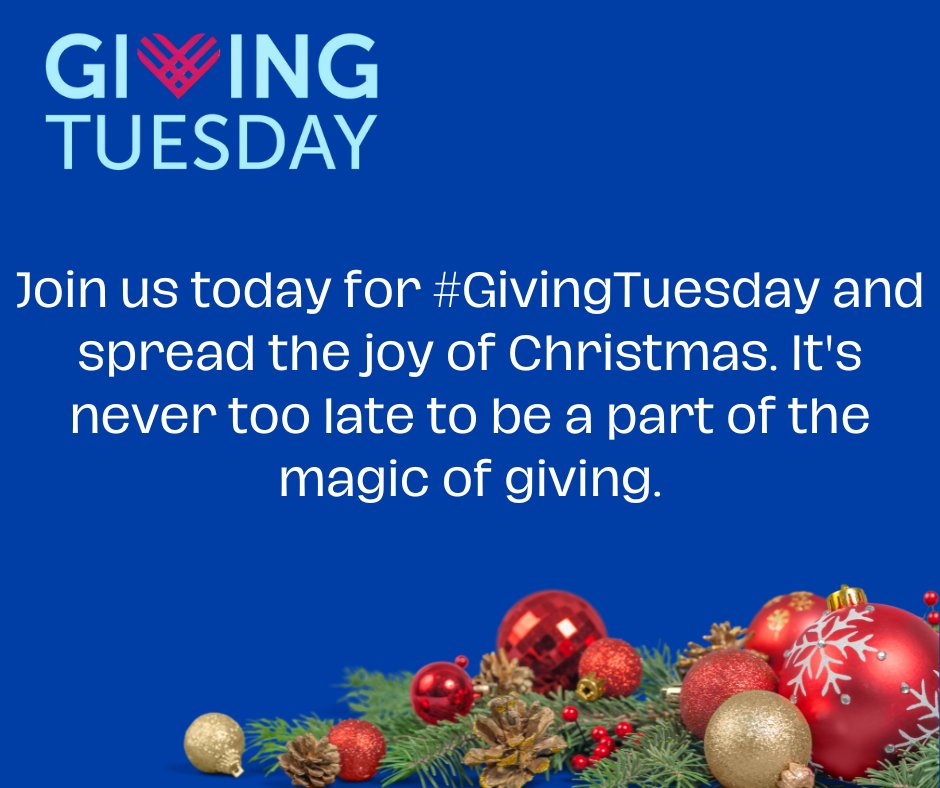 iumch1915's tweet photo. We are halfway through #GivingTuesday. Spread the joy of Christmas this holiday season! https://t.co/DxUyQcthbt https://t.co/xgMhELXgKJ