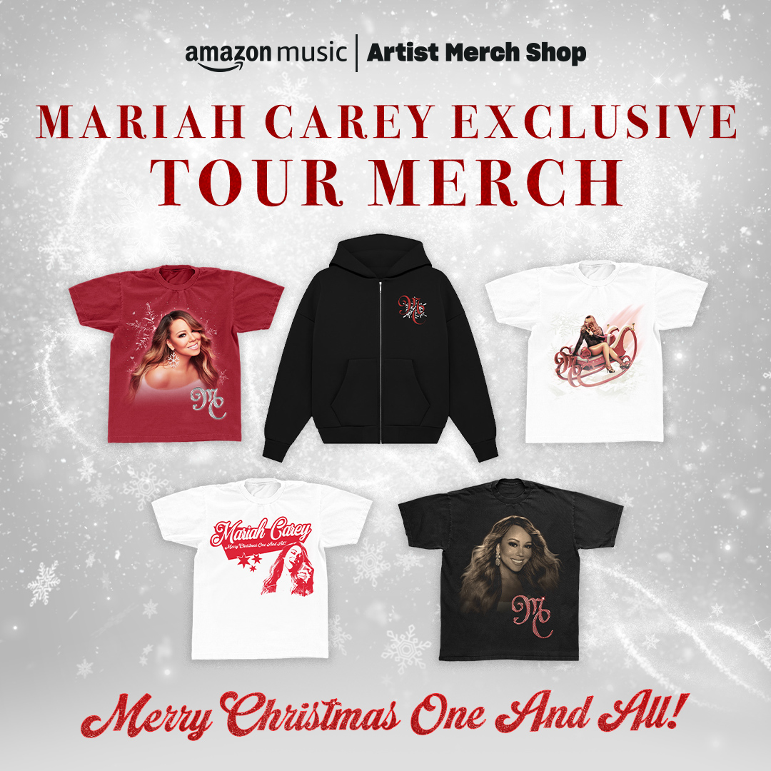 It’s time!! Shop @MariahCarey's exclusive tour collection here 💃 amzn.to/3sPkq6c